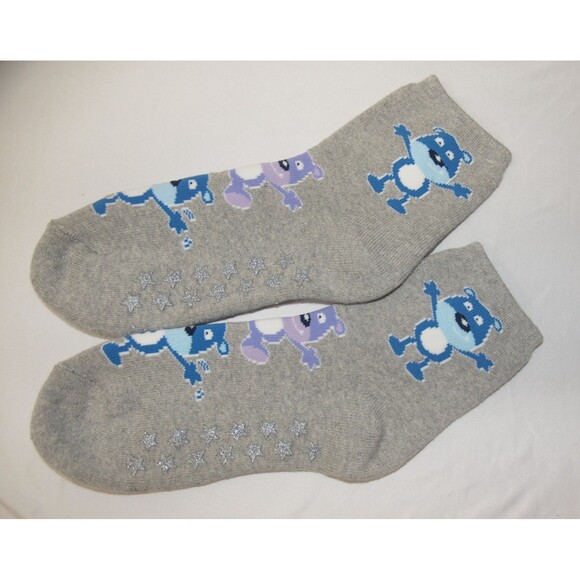Women's Non Slip Cozy Bear Hug House Socks One Size Fits Most Huggy Bear Socks - Picture 2 of 2
